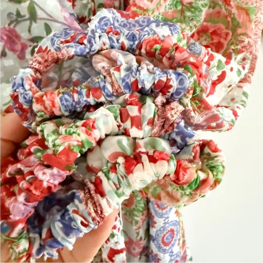 Sue Sartor Boho Floral Tie-Waist Dress - Picture 3 of 9